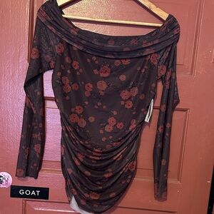 Floral Off-Shoulder Dress LEiTH